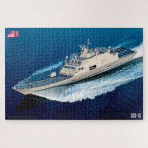Quebra-cabeça NAVIO LITORAL DE COMBATE - LCS-13 (20 x 30 POLEGAD