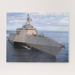 Quebra-cabeça NAVIO LITORAL DE COMBATE - LCS-14 (16x20 POLEGADAS