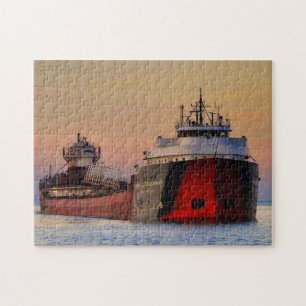 Quebra-cabeça Navio no Lago Superior