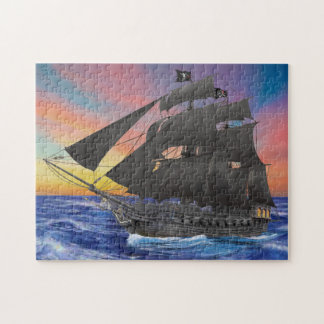 Quebra-cabeça Navio Pirata do Barba Negra
