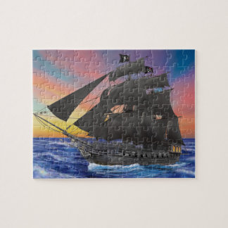 Quebra-cabeça Navio Pirata do Barba Negra