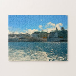 Quebra-cabeça Navios de cruzeiro em Rua. Martin/Rua. Maarten