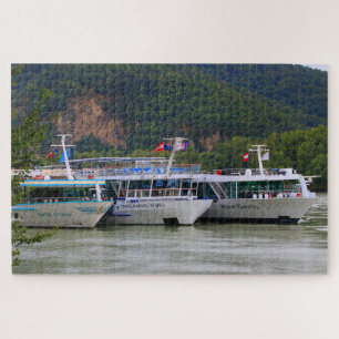 Quebra-cabeça Navios de cruzeiro, Rio Danúbio, Áustria