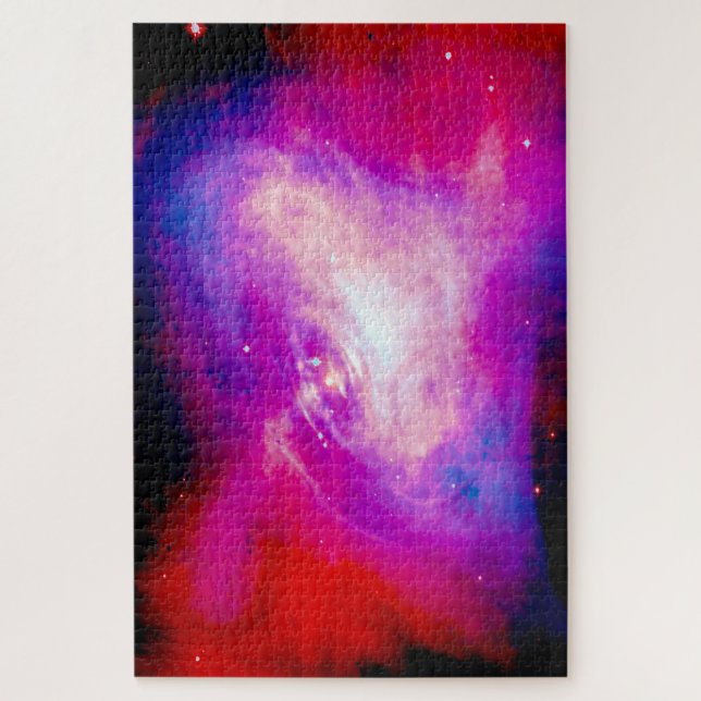 Quebra-cabeça Nebulosa do Caranguejo de Jigsaw. (Vertical)