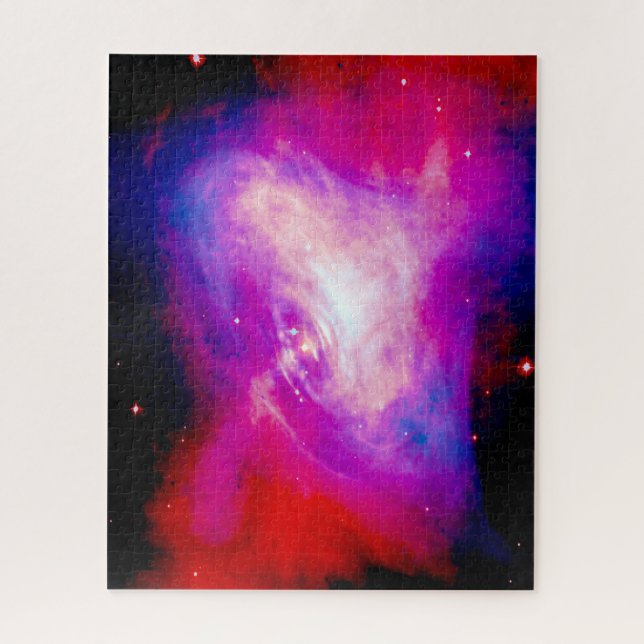 Quebra-cabeça Nebulosa do Caranguejo de Jigsaws. (Vertical)