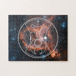 Quebra-cabeça Nebulosa do coração "olá!, docinho!" Quebra-cab