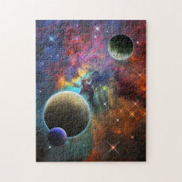 Quebra-cabeça Nebulosa e Planetas