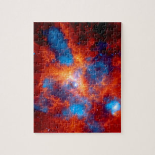 Quebra-cabeça Nebulosa Tarântula Foto Espacial Infravermelha Col