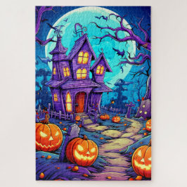 Quebra-cabeça Nefarious Spooky Haunted House