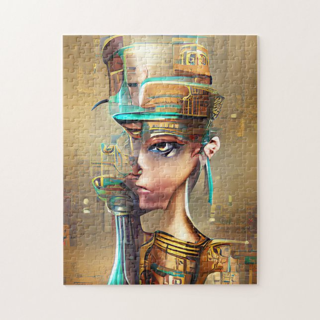 Quebra-cabeça Nefertiti (Vertical)