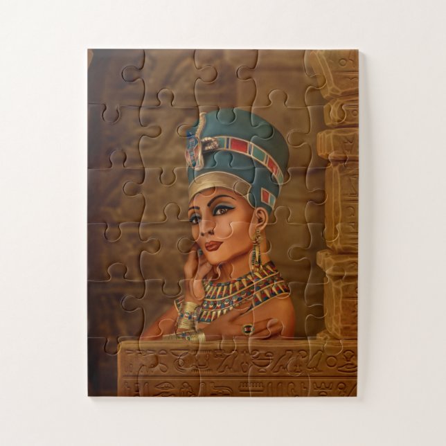 Quebra-cabeça Nefertiti - Neferneferuaten (Vertical)