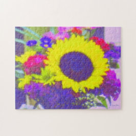 Quebra-cabeça Neon Bouquet