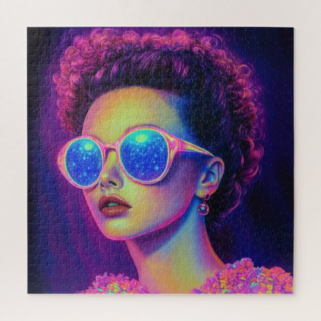 Quebra-cabeça Neon Galaxy Glamor (Vertical)