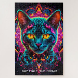 Quebra-cabeça Neon Mandala Majestade