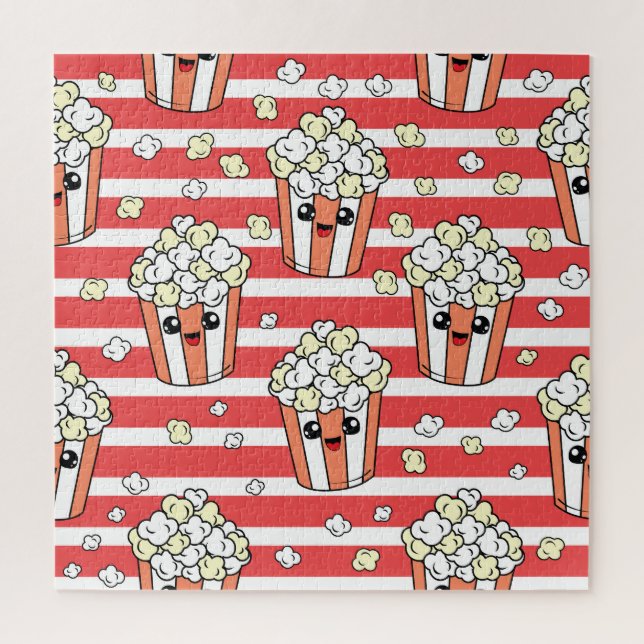 Quebra-cabeça Neon Popcorn Kids Patterno (Vertical)