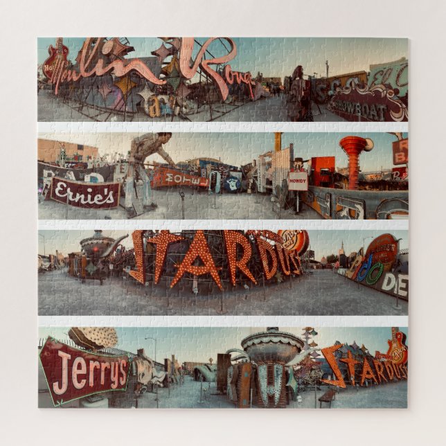 Quebra-cabeça Neon Signs Las Vegas Square Puzzle (Vertical)