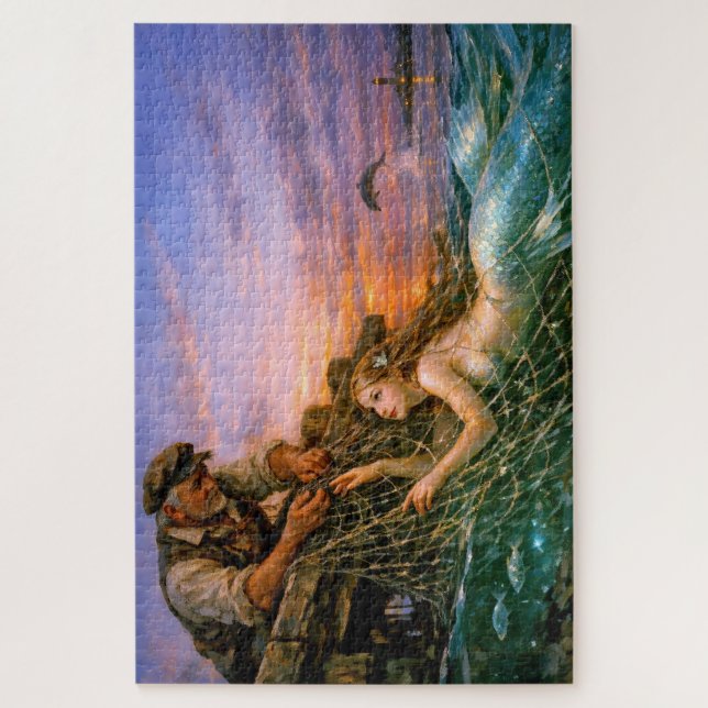 Quebra-cabeça Nerithea e a Captura Moral - Dilema do Pescador (Vertical)
