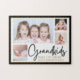 Quebra-cabeça Netos fazem da vida grandes avós 4 Foto