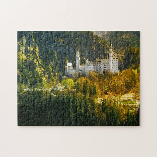 Quebra-cabeça Neuschwanstein Castle Alemanha. (Horizontal)