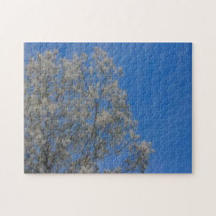 Quebra-cabeça Neve De Fluxo De Árvore Poplar Em Junho