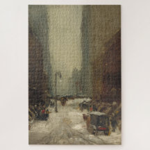 Neve em Nova Iorque (inverno em NYC)