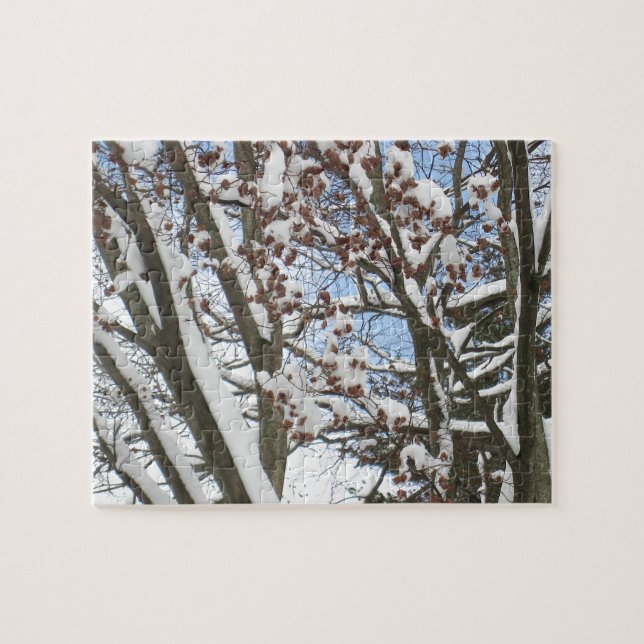 Quebra-cabeça Neve num Mapeamento Japonês. (Horizontal)