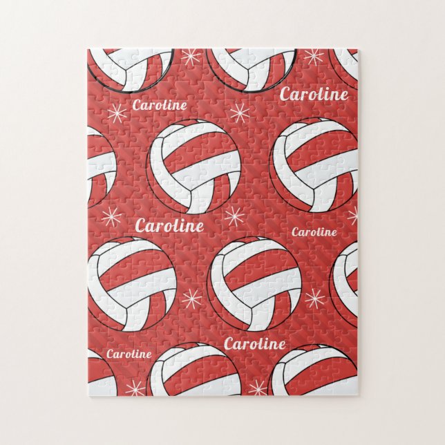 Quebra-cabeça Neve Vermelha Festiva Festiva Vibrante Neve Neve N (Vertical)