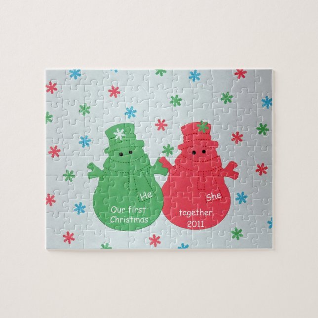 Quebra-cabeça Neves: Nosso Primeiro Natal Juntos 2011 (Horizontal)