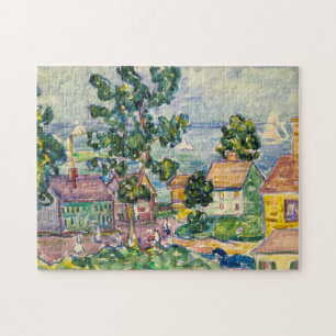 Quebra-cabeça New England Coastal Village Maurice Prendergast