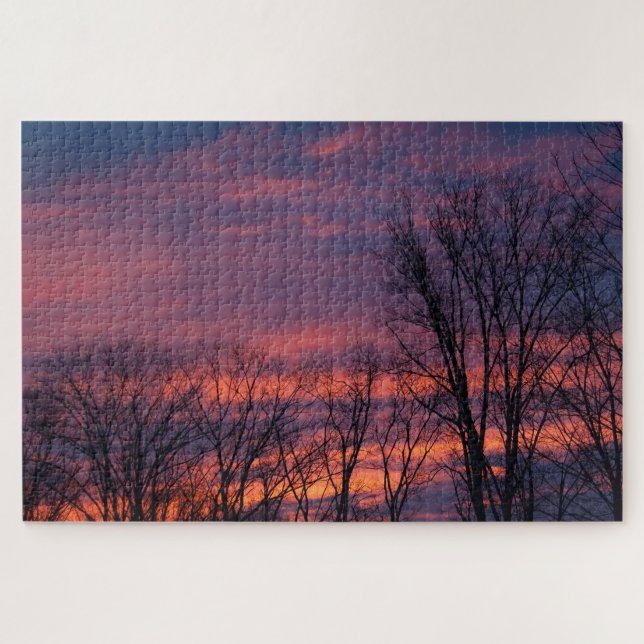 Quebra-cabeça New Hampshire Winter Sky (Horizontal)