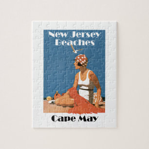 Quebra-cabeça New-jersey encalha o ~ Cape May