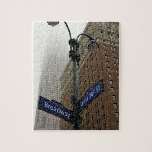 Quebra-cabeça New York - Broadway and 34th - 8x10 - 110 pcs.