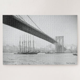Quebra-cabeça New York From Under The Brooklyn Bridge