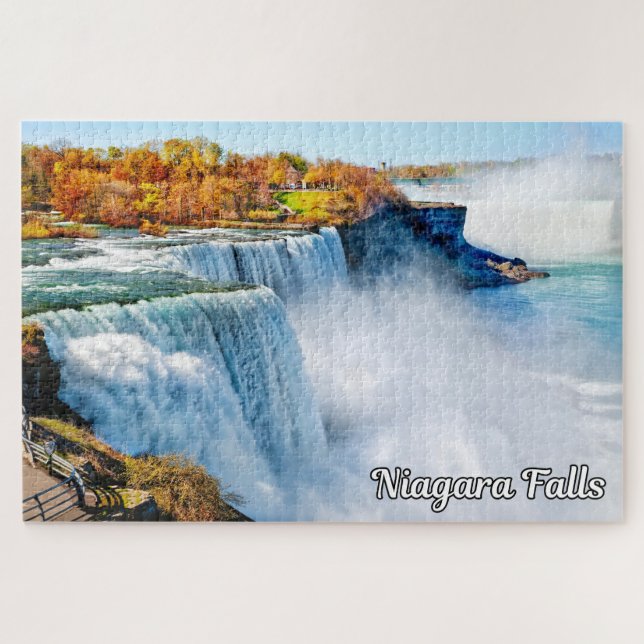 Quebra-cabeça Niagara Falls, Nova Iorque (Horizontal)