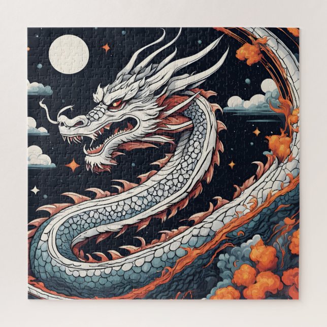 Quebra-cabeça night dragon puzzle (Vertical)