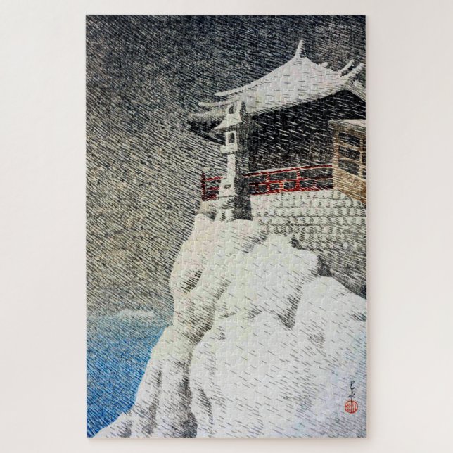 Quebra-cabeça Nihon Fūkei Senshu Abuto no Kannon Kawase Hasui (Vertical)