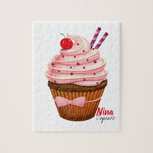Quebra-cabeça Nina Cupcake (Vertical)