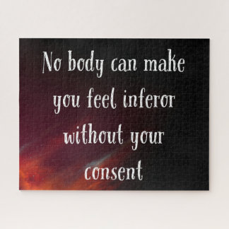 Quebra-cabeça Ninguém pode fazer você se sentir infeliz