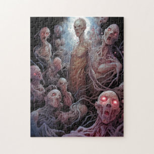 Quebra-cabeça Ninho De Zombies Mortos Arte De Horror