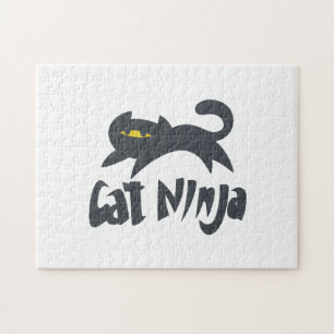 Quebra-cabeça Ninja Cat. - Escolher cor de fundo