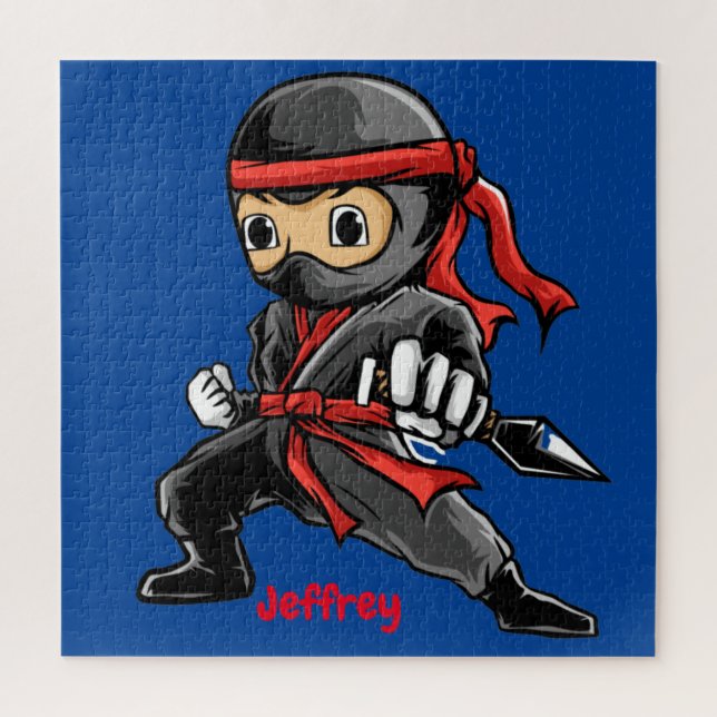 Quebra-cabeça Ninja Personalizado (Vertical)