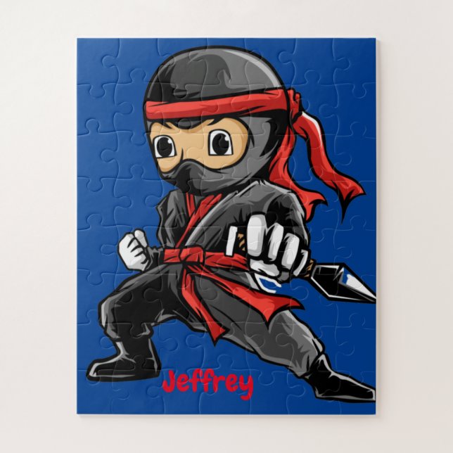 Quebra-cabeça Ninja Personalizado (Vertical)