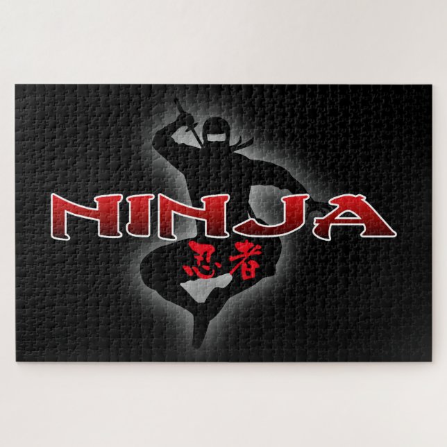 Quebra-cabeça Ninja Silhouette (Horizontal)