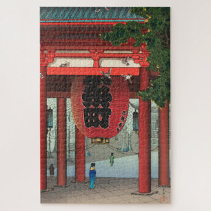 Quebra-cabeça Nio Gate no Templo Asakusa por Tsuchiya Koitsu
