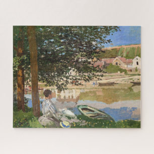 Quebra-cabeça No Banco do Sena por Monet