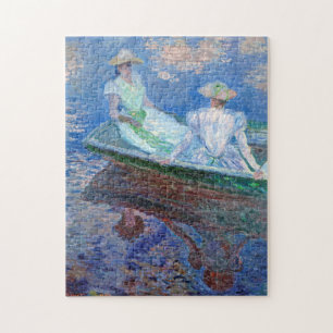 Quebra-cabeça No barco, Monet
