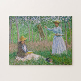 Quebra-cabeça No bosque de Giverny Monet de Belas Artes