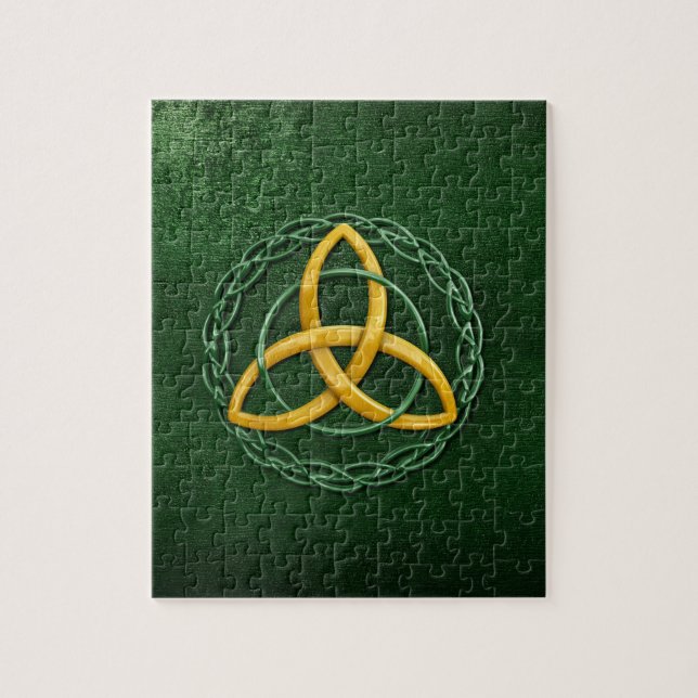 Quebra-cabeça Nó de Trindade Celta (Vertical)