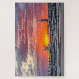 Quebra-cabeça No início do pôr do sol