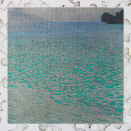 Quebra-cabeça No Lago Attersee de Gustav Klimt, Vintage Fine Art
